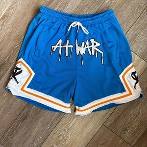 Blue Men's At War Mesh Shorts